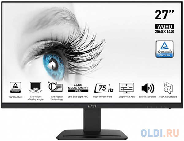 Монитор 27″ MSI Pro MP273QV 4346840919