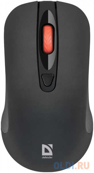 Defender Беспроводная оптическая мышь Nexus MS-195 черный,4 кнопки,800-1600 dpi 4346841136