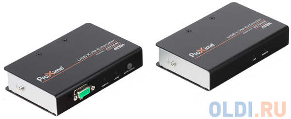 Удлинитель, SVGA+KBD+MOUSE USB ATEN, 150 метр., HD-DB15+USB A-тип, Female, c KVM-шнуром USB 1.8м, Б.П. 220 5.3V, (макс.разрешение 1920х1200 60Hz (30m) 434684205