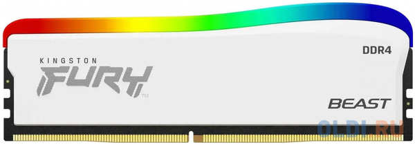 Оперативная память для компьютера Kingston Fury Beast RGB DIMM 16Gb DDR4 3200 MHz KF432C16BWA/16 4346842406