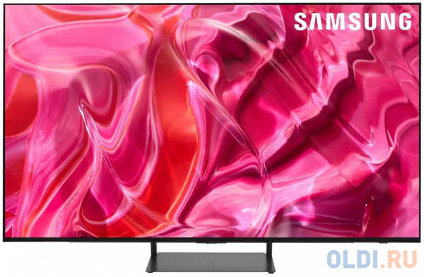Телевизор OLED Samsung 77 QE77S90CAUXRU Series 9 титан 4K Ultra HD 120Hz DVB-T2 DVB-C DVB-S2 USB WiFi Smart TV (RUS)