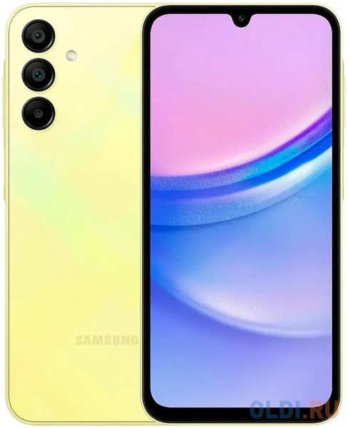 Мобильный телефон GALAXY A15 4/128GB YELLOW SM-A155 SAMSUNG 4346843132