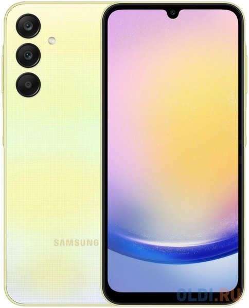 Мобильный телефон GALAXY A25 8/256GB SM-A256 YELLOW SAMSUNG 4346843133