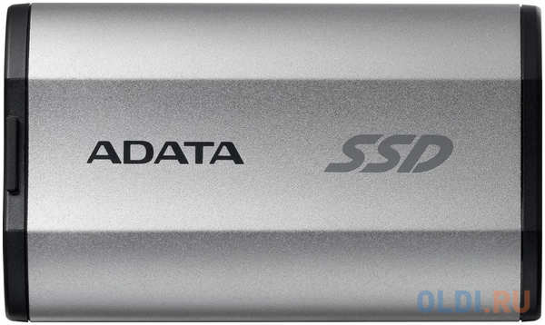 ADATA Твердотельный диск 4TB A-DATA SD810, External, USB 3.2 Type-C, [R/W -2000/2000 MB/s] серый 4346843843