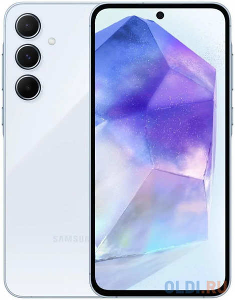 Мобильный телефон GALAXY A55 5G 8/128GB L.BLUE SM-A556 SAMSUNG 4346845514