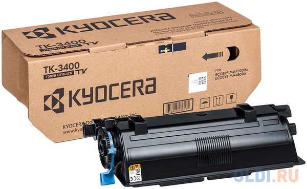 Картридж Kyocera Mita TK-3400 12500стр Черный 4346847333