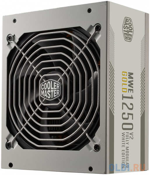 Блок питания 1250 Ватт/ Power Supply Cooler Master MWE V2, FM 1250W ATX3.0 A/EU-White, EPS12V, APFC, 24 pin, 4+4 pin, 8 pin CPU, 12 SATA, 6+2 pin