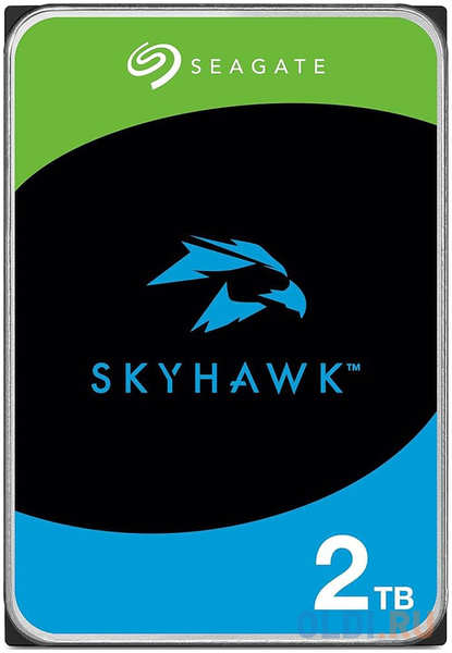 Жесткий диск/ HDD Seagate SATA 2Tb SkyHawk 5400 rmp 6Gb/s 256Mb 1 year warranty (replacement ST2000VX008) 4346861324