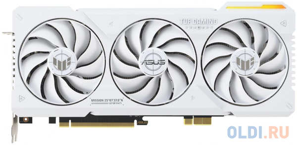 Видеокарта Asus PCI-E 4.0 TUF-RTX4070TIS-O16G-BTF-WHITE NVIDIA GeForce RTX 4070TI Super 16Gb 192bit GDDR6X 2640/21000 HDMIx2 DPx3 HDCP Ret 4346862080