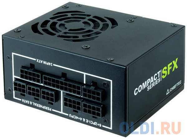 Chieftec Compact CSN-450C (ATX 2.3, 450W, SFX, Active PFC, 80mm fan, 80 PLUS , Full Cable Management) Retail