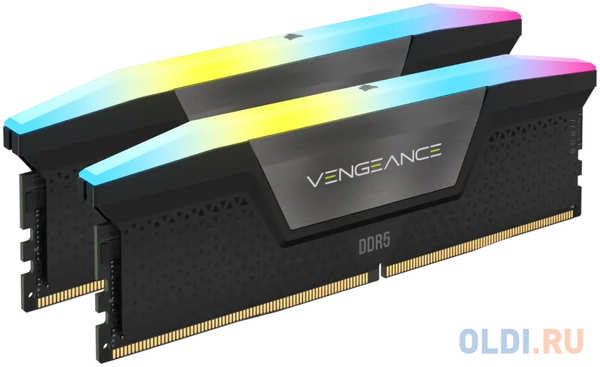 Оперативная память для компьютера Corsair Vengeance RGB DIMM 64Gb DDR5 6600 MHz CMH64GX5M2B6600C32 4346862961