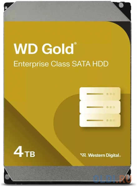 Western Digital Жесткий диск WD SATA-III 4TB WD4004FRYZ Desktop Gold 512E (7200rpm) 256Mb 3.5″ 4346863651