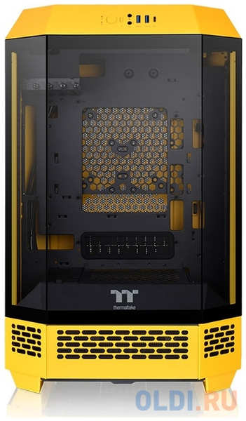 Корпус Thermaltake The Tower 300 Bumblebee желтый без БП miniITX 7x120mm 5x140mm 2xUSB3.0 audio bott PSU 4346864005