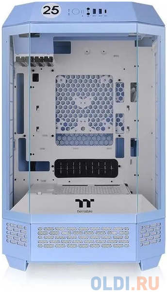 Корпус mini-ITX Thermaltake The Tower 300 Hydrangea Без БП голубой 4346864094