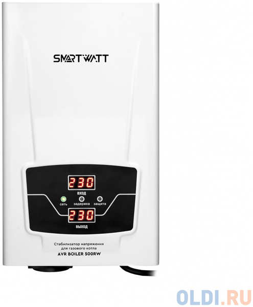 Стабилизатор напряжения для газового котла SMARTWATT AVR BOILER 500RW (140W - 260W, 500VA, 0.5 кВт, 50 Гц, розеток - 1 4346865881