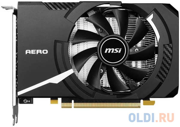 Видеокарта MSI RTX4060 AERO ITX 8G OC GDDR6 128bit 3xDP HDMI 1FAN ITX 4346866672