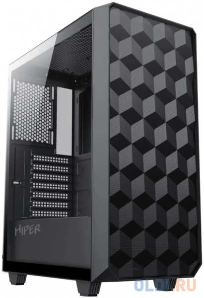 Корпус Hiper BH34-1 черный без БП ATX 3x120mm 2x140mm 1xUSB3.0 1xUSB3.1 audio bott PSU 4346866788