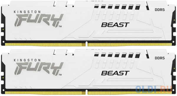 Оперативная память для компьютера Kingston Fury Beast DIMM 32Gb DDR5 5200 MHz KF552C36BWEK2-32