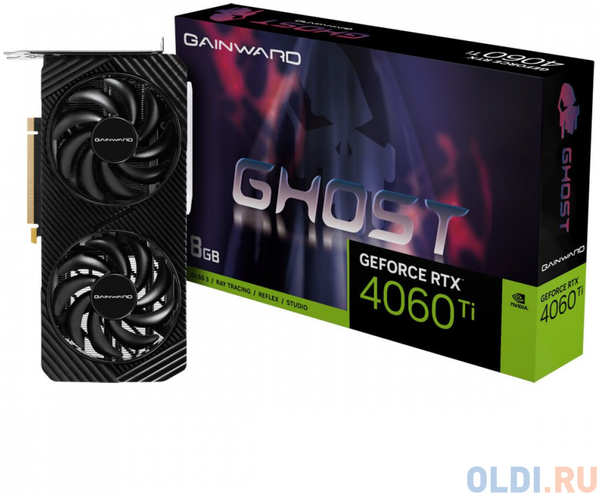 Gainward RTX4060Ti GHOST 8GB GDDR6 128bit 3-DP HDMI