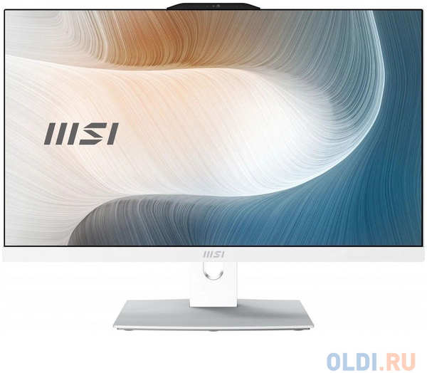 Моноблок MSI Modern AM242P 1M-1022XRU 23.8″ Full HD Core 5 120U (1.4) 16Gb SSD512Gb Graphics noOS GbitEth WiFi BT 120W клавиатура мышь Cam белый 4346869970