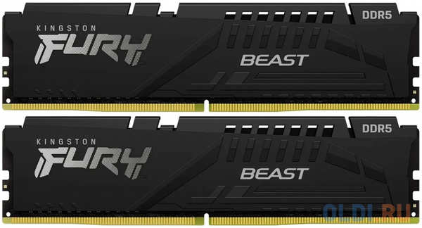 Оперативная память для компьютера Kingston Fury Beast DIMM 32Gb DDR5 6000 MHz KF560C36BBE2K2-32