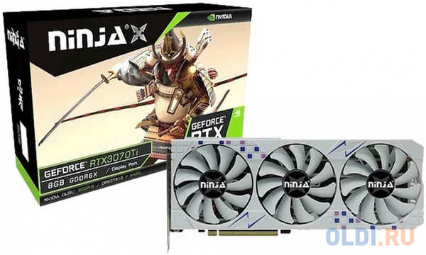 SINOTEX Ninja Видеокарта Ninja (Sinotex) RTX 3070Ti 8GB GDDR6X 256BIT 3xDP HDMI 3FAN RTL