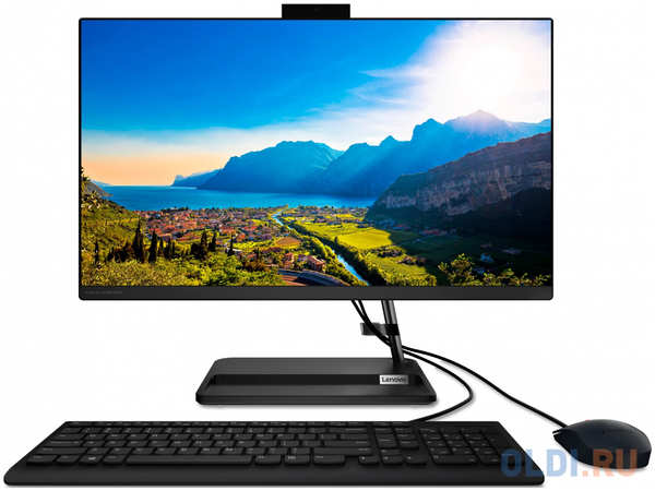 Моноблок/ Lenovo IdeaCentre AIO 3 24ALC6 23.8″(1920x1080 IPS)/AMD Ryzen 5 7430U(2.3Ghz)/16384Mb/512SSDGb/noDVD/Int:AMD Radeon/Cam/BT/WiFi/war 1 4346871700