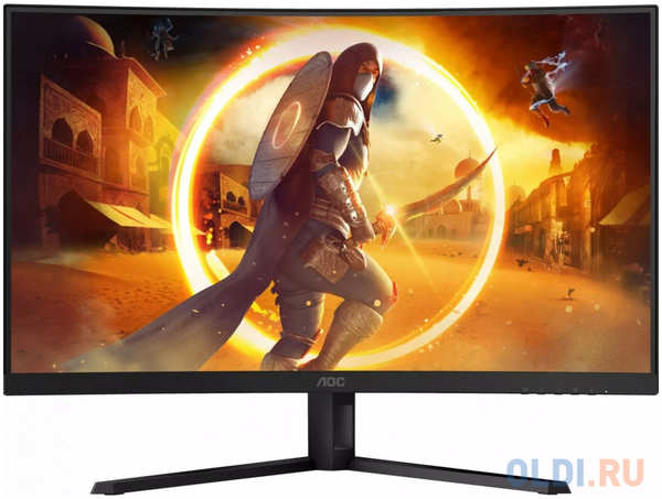 МОНИТОР 32″ AOC CQ32G4VE (VA, изогнутый, 2560x1440, 180Hz, 0.5 ms, 178°/178°, 300 cd/m, 80M:1, +2xHDMI 2.0, +DP)