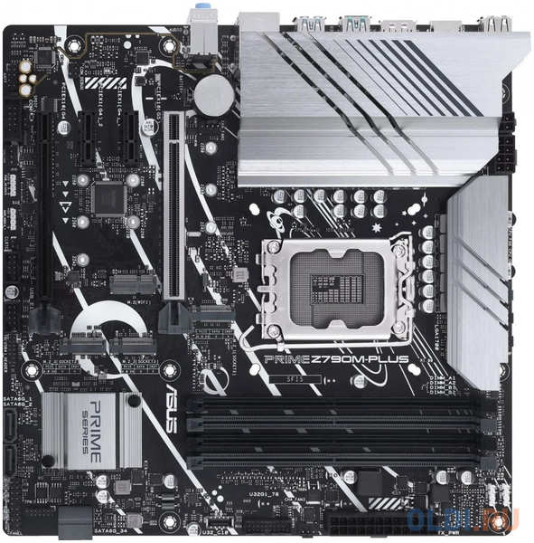 Материнская плата Asus PRIME Z790M-PLUS Soc-1700 Intel Z790 4xDDR5 mATX AC`97 8ch(7.1) GbLAN RAID+HDMI+DP