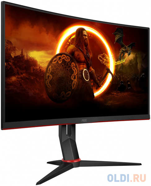 МОНИТОР 27″ AOC C27G2Z3 Black-Red (VA, изогнутый, 1920x1080, 280Hz, 0.5 ms, 178°/178°, 300 cd/m, 80M:1, +2xHDMI 2.0,DP) 4346871719