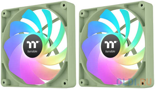 Вентилятор для корпуса Thermaltake CT120 Sync Matcha Reverse ARGB 120х120x25 4-pin 31.2дБ (упак.:2шт) (CL-F200-PL12MG-A) Ret