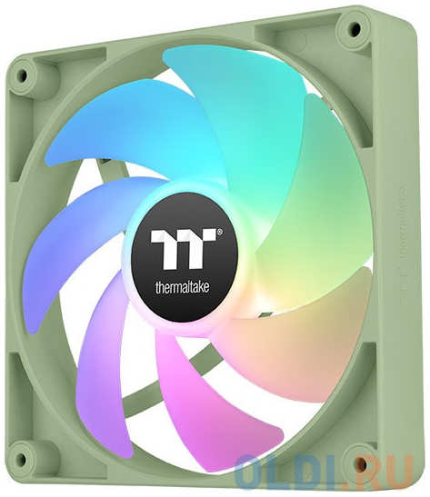 Вентилятор для корпуса Thermaltake CT120 Sync Matcha ARGB 120х120x25 зеленый 4-pin 25.8дБ (упак.:2шт) (CL-F202-PL12MG-A) Ret 4346871990