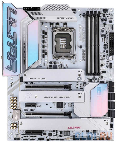 Материнская плата Colorful iGame Z790D5 ULTRA V20 Z790 LGA1700 4xDDR5 2xPCIEx16 1xPCIEx4 1x PCIEx1 4xM.2 2xTypeC 3xUSB3.2Gen2 3xUSB3.2Gen1 6xUSB2.0 6x