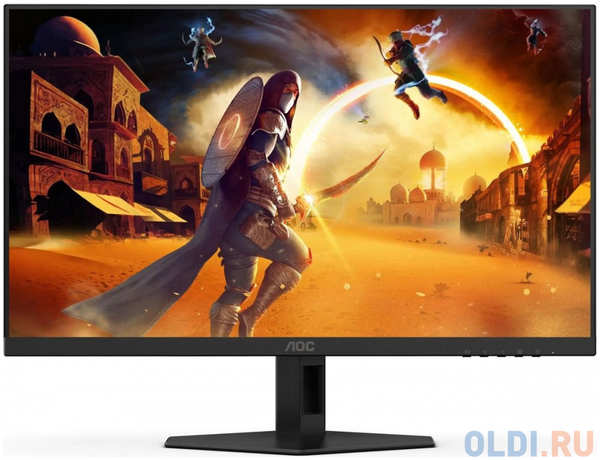 AOC Монитор LCD 27'' 16:9 1920х1080(FHD) IPS, nonGLARE, 180 Hz, 300 cd/m2, H178°/V178°, 1000:1, 80M:1, 16.7M, 1ms, 2xHDMI, DP, Tilt, Speakers, 3 4346872786