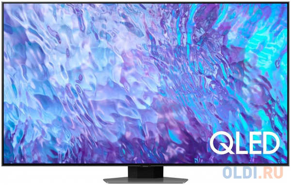 Телевизор ЖК 85'' Samsung/ 85″, QLED, Ultra HD, Tizen Smart TV, 120 Hz, HDR10+, Wi-Fi, Voice, DVB-T2/C/S2, Bluetooth, CI+(1.4), FreeSyn