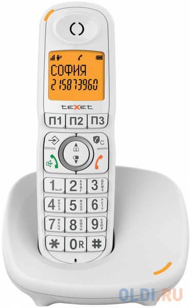 Р/Телефон Dect Texet TX-8905A белый АОН 4346874574