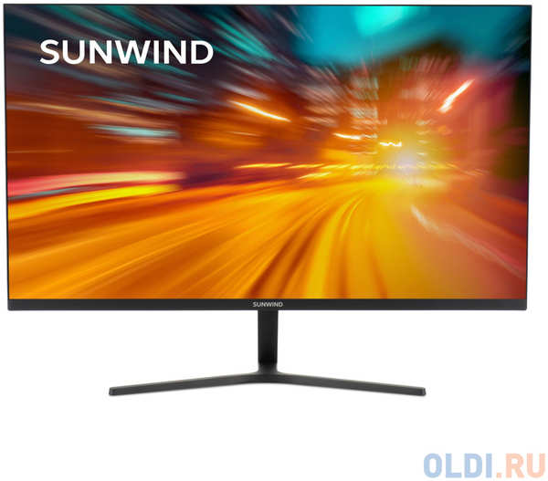 Монитор SunWind 27″ SM-27FI223 черный IPS LED 5ms 16:9 HDMI матовая 250cd 178гр/178гр 1920x1080 100Hz FreeSync VGA DP FHD 4.2кг 4346874901