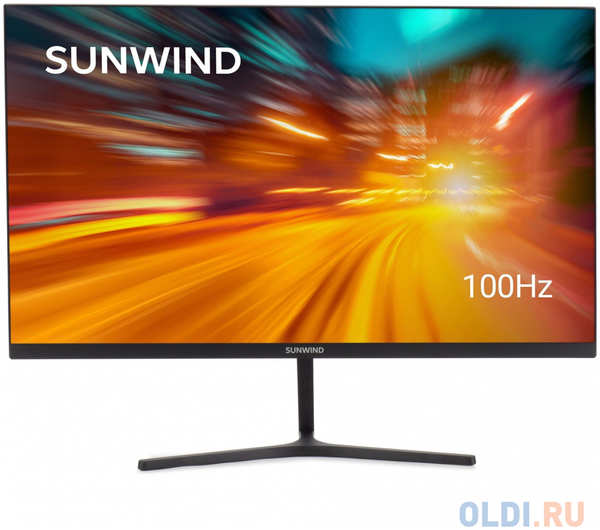 Монитор SunWind 23.8″ SM-24FI223 черный IPS LED 6ms 16:9 HDMI M/M матовая 250cd 178гр/178гр 1920x1080 100Hz VGA DP FHD 3.0кг 4346874902