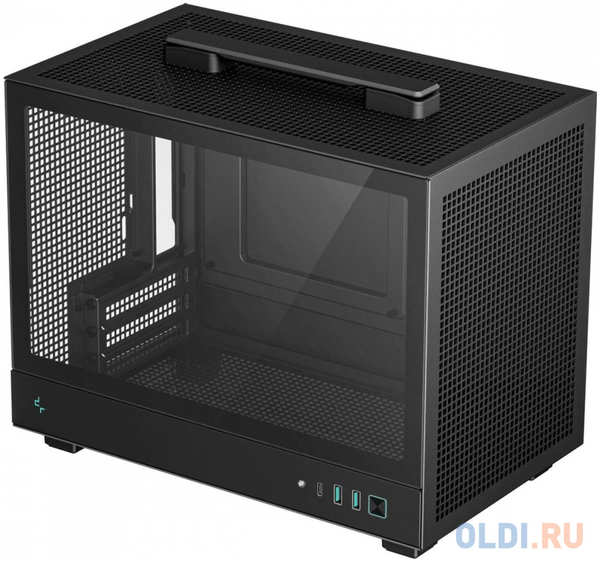 Корпус ПК без блока питания/ Deepcool Case CH160 Black 4346876112