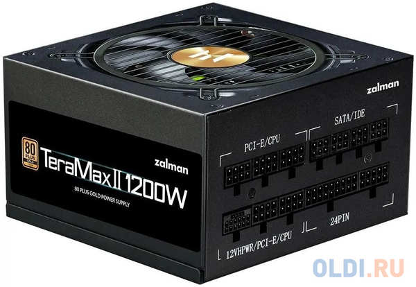 Блок питания Zalman ATX 1200W ZM1200-TMXII 80+ (20+4pin) APFC 120mm fan 12xSATA Cab Manag RTL