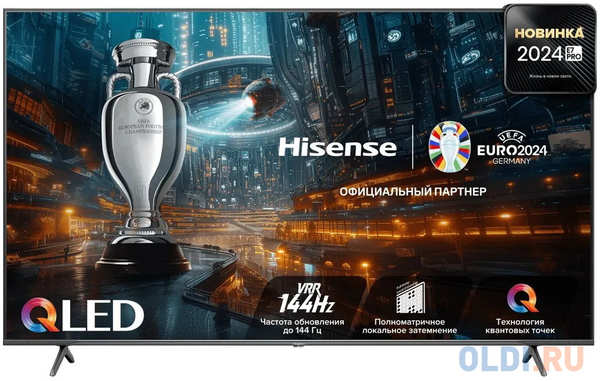 Телевизор QLED 65″ 4K 65E7NQ PRO HISENSE