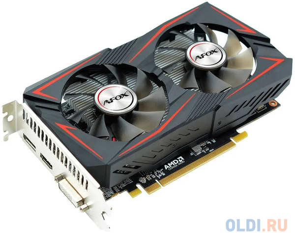 Видеокарта Afox RX550 4GB GDDR5 128bit DVI DP HDMI 2FAN RTL