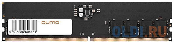 Оперативная память для компьютера QUMO QUM5U-16G5600N46 DIMM 16Gb DDR5 5600 MHz QUM5U-16G5600N46