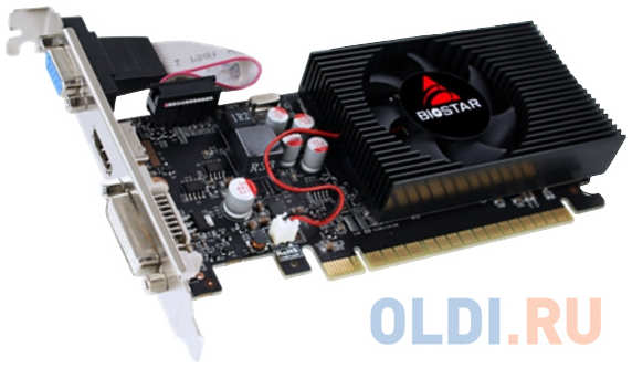 Видеокарта Biostar PCI-E GT730-4GB D3 LP (GF108) NVIDIA GeForce GT 730 4Gb 128bit GDDR3 700/1333 DVIx1 HDMIx1 CRTx1 HDCP Ret low profile 4346876602