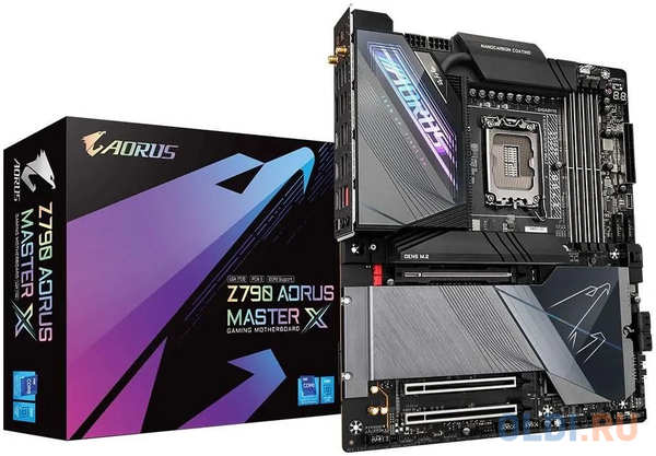 Материнская плата Gigabyte Z790 AORUS MASTER X Soc-1700 Intel Z790 4xDDR5 ATX AC`97 6ch(5.1) 10Gigabit RAID+DP 4346876689