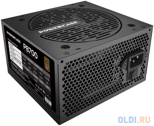 Powercase PB700 (80 Plus Bronze, ATX 2.31, 700W, APFC, DC-DC, 120mm Fan) / PS-700B-DC 4346876690