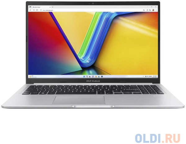 Ноутбук 15.6″ IPS FHD ASUS X1502ZA-BQ2340 silver (Core i7 12700H/16Gb/512Gb SSD/VGA int/noOS) (90NB0VX2-M03730) 4346876700