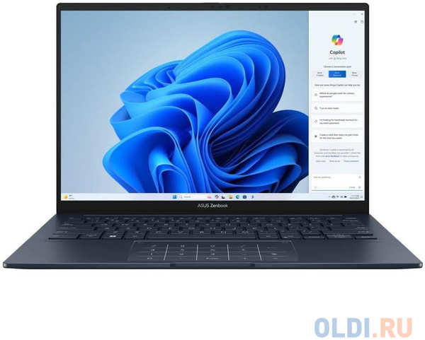 Ноутбук ASUS Zenbook 14 UX3405MA-PZ464W 14″ OLED 2880x1800/Intel Core Ultra 9-185H/RAM 16Гб/SSD 1Тб/Intel Arc Graphics/ENG|RUS/Windows 11 Home те 4346877053