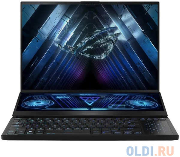 Игровой ноутбук/ ASUS ROG Zephyrus Duo 16 GX650PY-NM083W 16″(2560x1600 miniLED (матовый, 240Hz, 3ms) )/AMD Ryzen 9 7945HX(2.5Ghz)/32768Mb/2TbPCISSDGb/noD