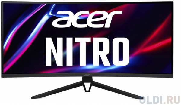 Монитор/ Acer ED343CURHbmiippx 34'', ZeroFrame, Curved 1000R , 21:9, VA, 3440x1440, 1 / 4ms, 300cd, 100Hz, 2xHDMI(2.0) + 2xDP(1.2) + A